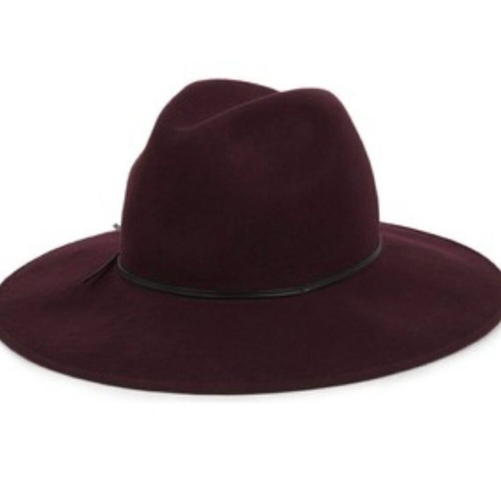 ✨Reiss Mimi burgundy trilby hat on Olivia Palermo✨ - Picture 8 of 9